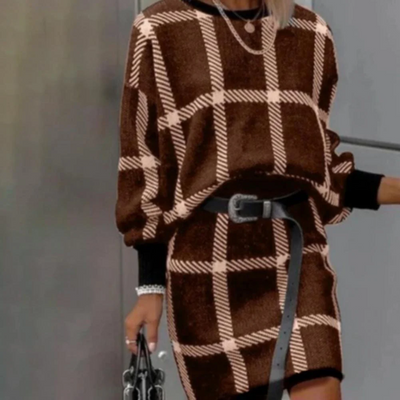 Maureen | Langarm Winterkleid | Mini