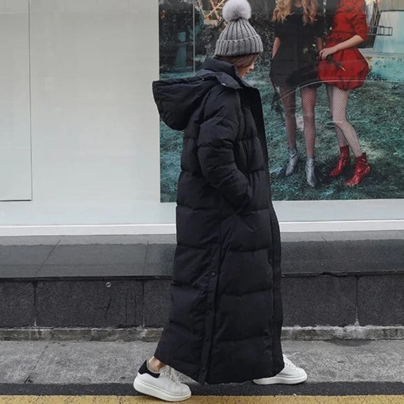 Vivian | Damen Daunenjacken Lang | Leichte steppjacke