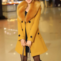 Candice | Parka Damen | Warme Winterjacke in Gelb