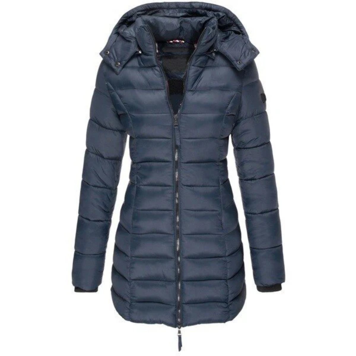 Bertha | Damen Lange Steppjacke | Wintermantel