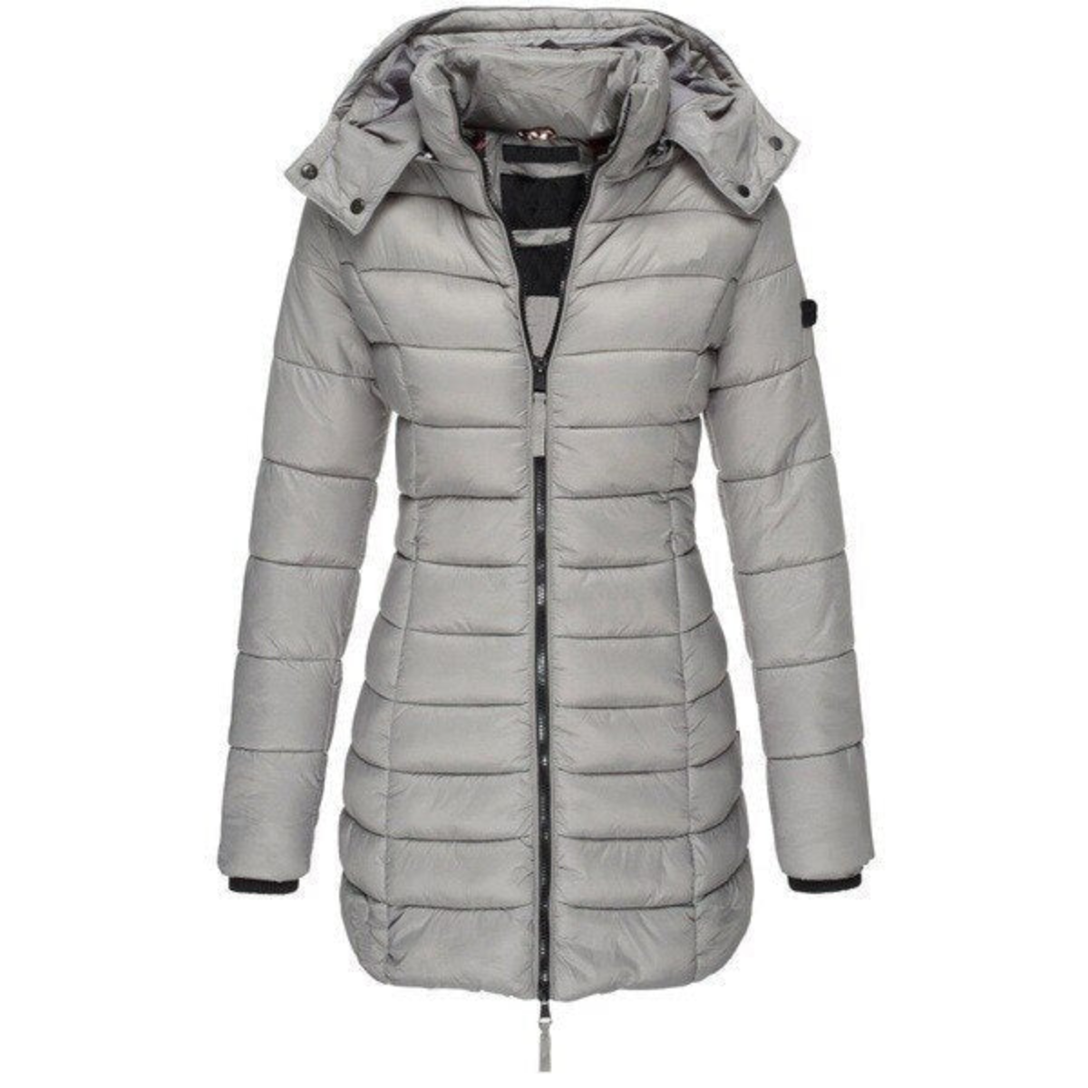 Bertha | Damen Lange Steppjacke | Wintermantel