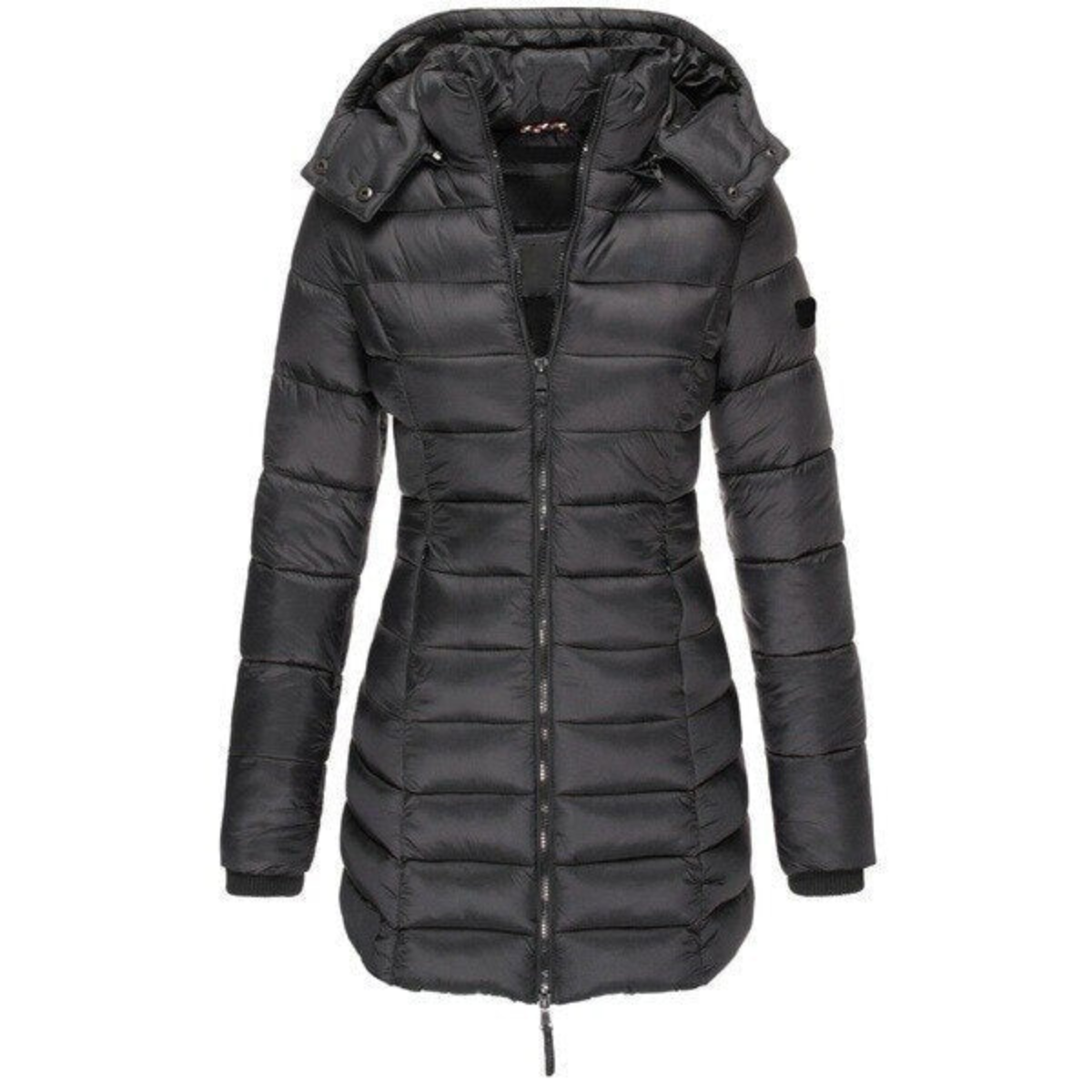 Bertha | Damen Lange Steppjacke | Wintermantel