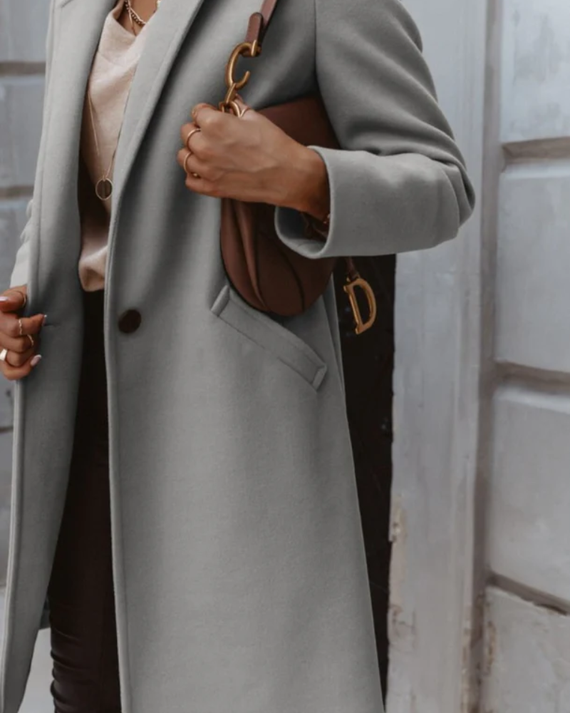 Amra | Damen Lange Trenchcoat | Winter