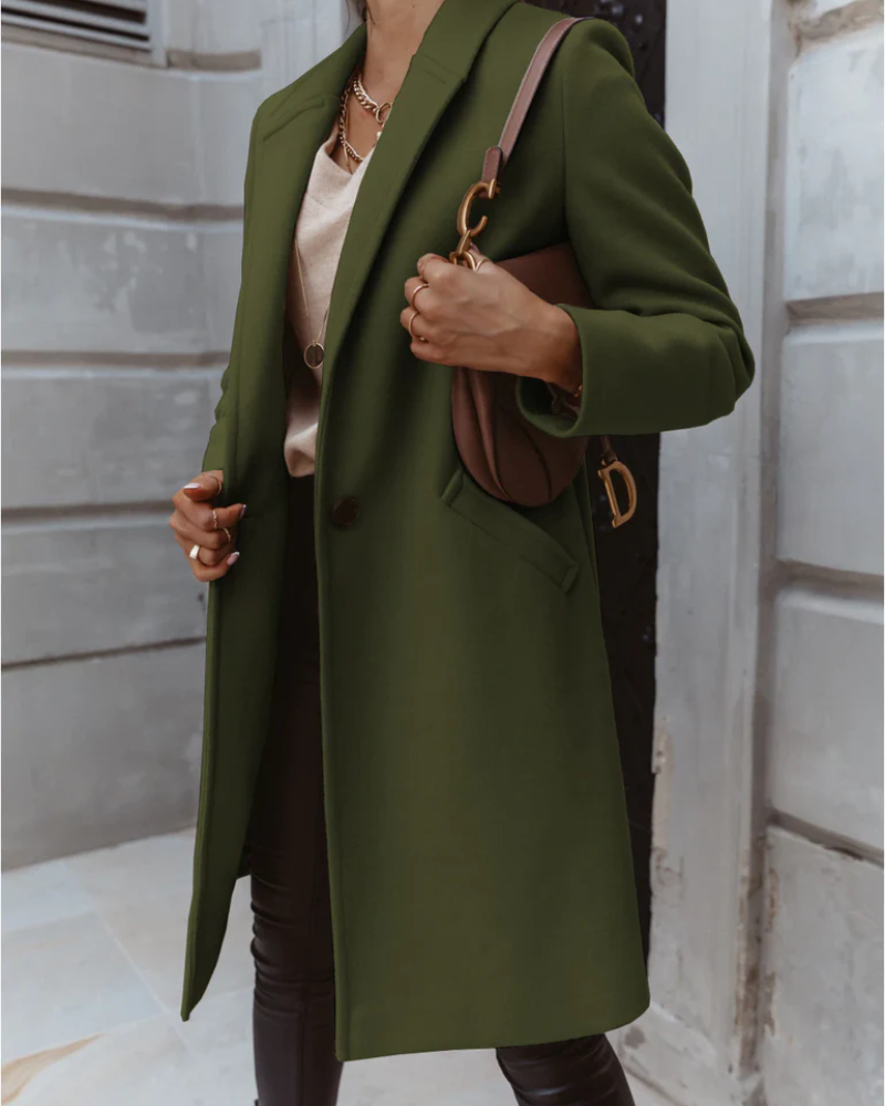 Amra | Damen Lange Trenchcoat | Winter