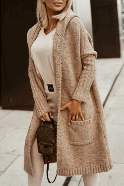 Lola | Damen Lange Weste | Cardigan