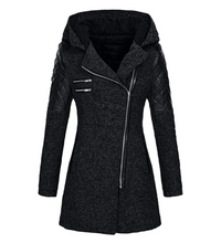 Mieke | Damen Lange Winterjacke | Wasserdicht in Schwarz