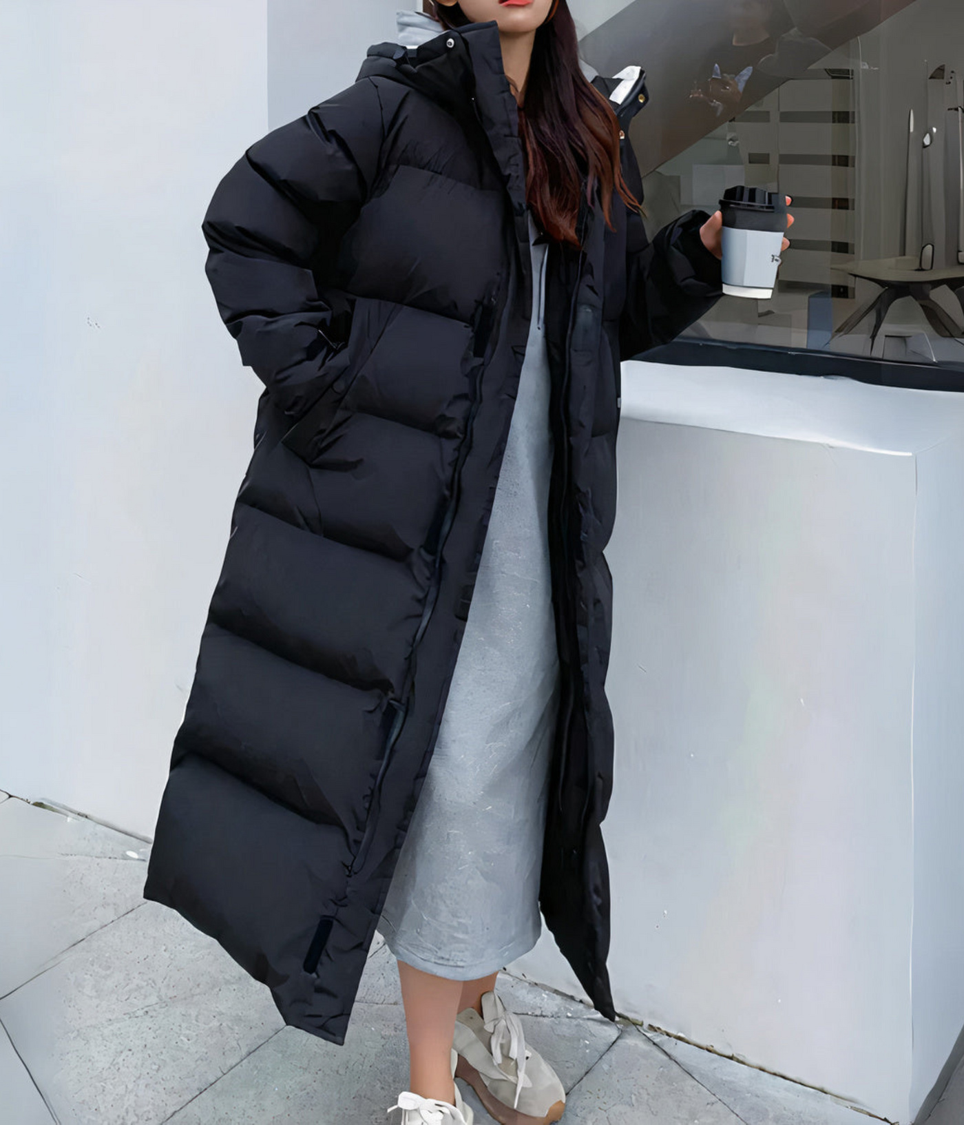 Glacia | Damen Leichte Daunenjacke | Steppjacke Lang