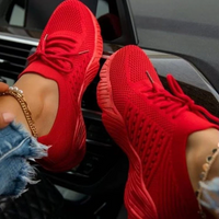 Lilo | Damen Leichte Laufschuhe | Sportschuhe in Rot