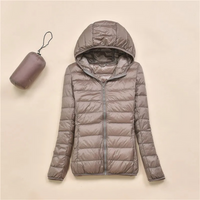 Glenda | Leichte Steppjacke Damen| Daunenjacke Kurz in Braun