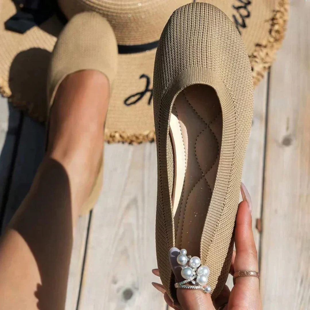 Rilea | Damen Schwarze Loafers | Slip in Schuhe