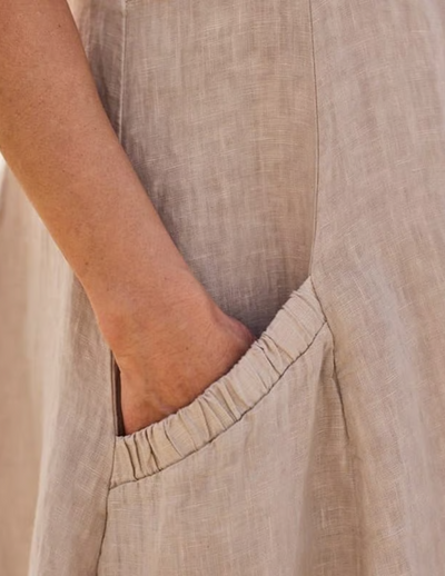 Camille | Damen Luftige Sommerkleid | Midi