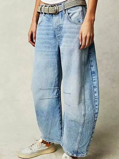 Damen moderne trendige Jeans | Baggy