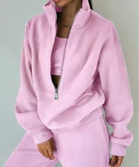 Sheena| Damen Modern Hausanzuge | Loungewear Set in Rosa