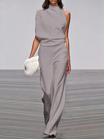 Damen moderner Jumpsuit mit weitem Bein | Hochzeitsgäste