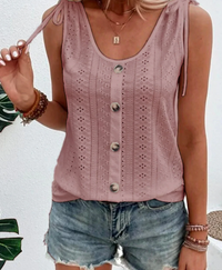 Tilda | Damen Elegant Oberteil | Sommer in Rosa