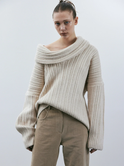 Monica | Damen Oversized Strickpullover | Sweater