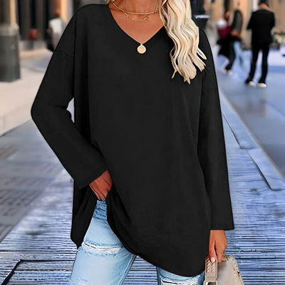 Malea | Damen Langarm Hemd | Oversized