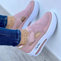 Gundula | Plateau Sneaker Damen | Turnschuhe in Rosa