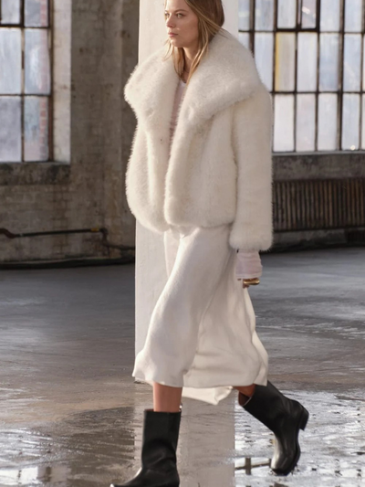 Damen Premium weicher Wintermantel | Warme