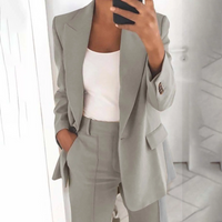 Stella | Damen Elegant Hosenanzug | Festlich in Grau