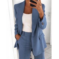 Stella | Damen Elegant Hosenanzug | Festlich in Hellblau