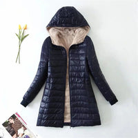 Damen-Puffer-Winterjacke - Frauke in Blau