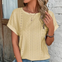 Carla | Damen Kurzarm T-Shirt | Schick in Gelb