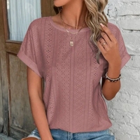 Carla | Damen Kurzarm T-Shirt | Schick in Rosa