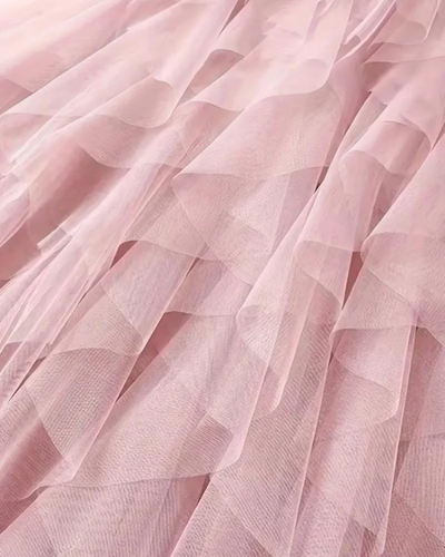 Fritzi | Damen Langer Rüschenrock | Midirock