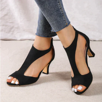 Diane | Damen Schwarz Absätze | Sandals in Schwarz