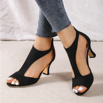 Diane | Damen Schwarz Absätze | Sandals