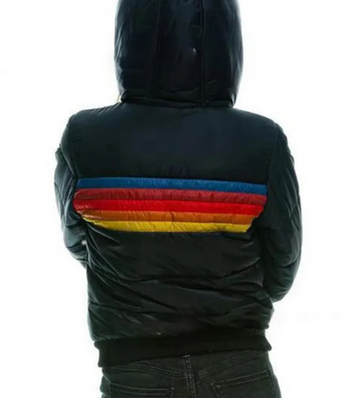 Rizza | Damen Kurz Daunenjacke | Steppjacke Kapuze