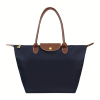Sam | Damen Schwarz Handtasche | Shopper in Marineblau
