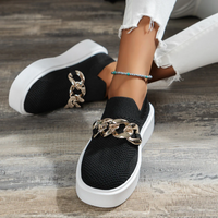 Gisselle | Damen Schwarz Loafer | Mokassins Elegant in Schwarz