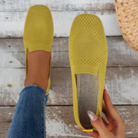 Norrie | Damen Schwarz Mokassins | Loafer Schuhe in Grün