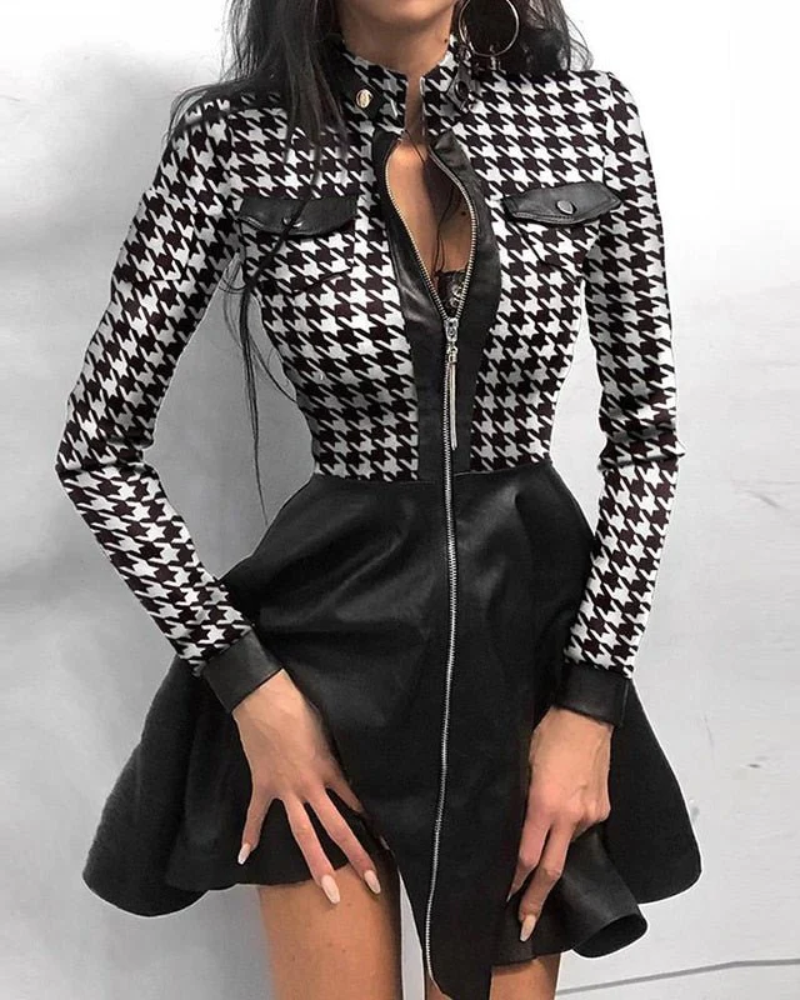 Leila | Schwarz Partykleid | Mini