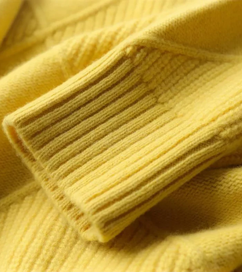 Almut | Damen Winter Rollkragenpullover | Schwarz