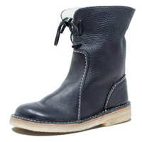 Alessana | Schneestiefel Damen Wasserdicht und Gefüttert in Schwarz