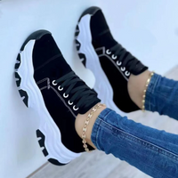 Venus | Damen Schwarz Sneaker | Turnschuhe in Schwarz