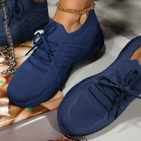 Carolina | Damen Schwarz Sneaker | Turnschuhe in Blau