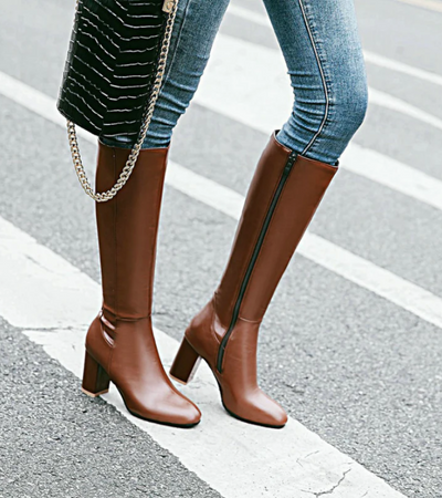 Berdina | Damen Schwarz Stiefel | Elegant