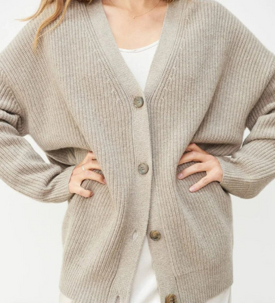 Susanne | Damen Lange Strickjacke | Cardigan