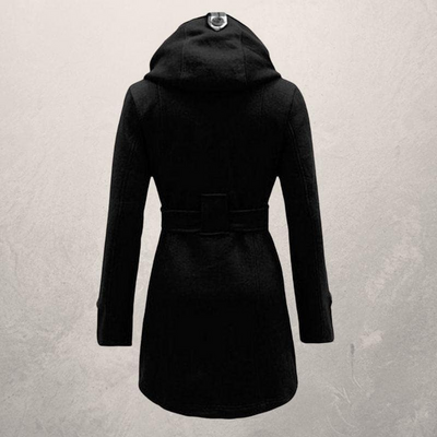 Alary | Damen Schwarz Trenchcoat | Wintermantel