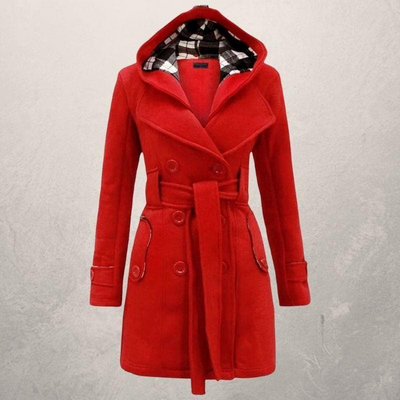 Alary | Damen Schwarz Trenchcoat | Wintermantel