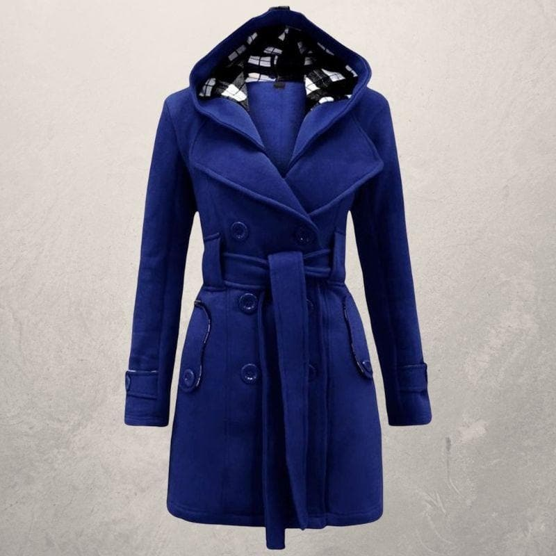 Alary | Damen Schwarz Trenchcoat | Wintermantel