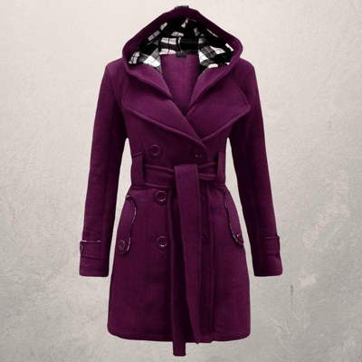 Alary | Damen Schwarz Trenchcoat | Wintermantel