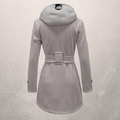 Alary | Damen Schwarz Trenchcoat | Wintermantel