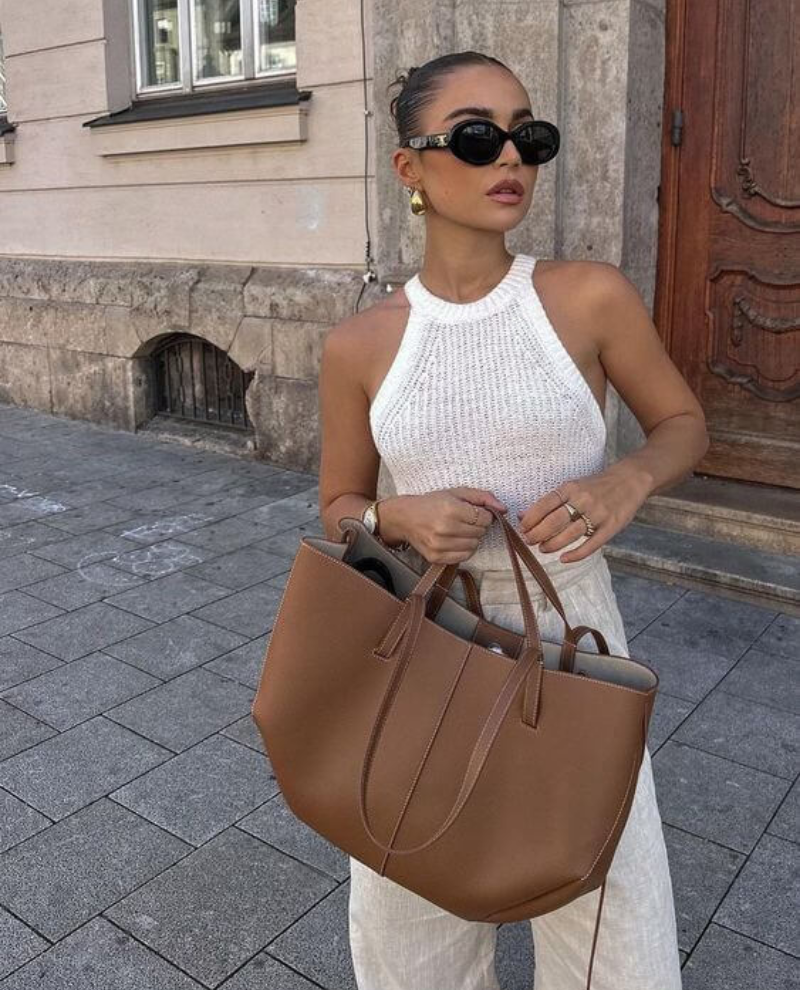 Carmen | Damen Schwarz Umhängetasche | Handtasche