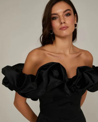 Janeth | Damen Kurz Partykleid | Mini in Schwarz