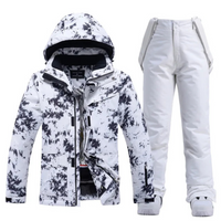 Zamira | Damen Skianzug Set | Komplette Outfit in Schwarz und Weiß